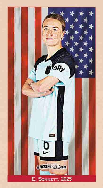 Sticker Emily Sonnett - Parkside Club and Country 2025
 n. AF3 - Parkside