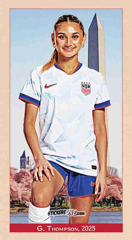Sticker Gisele Thompson - Parkside Club and Country 2025
 n. AMW5 - Parkside