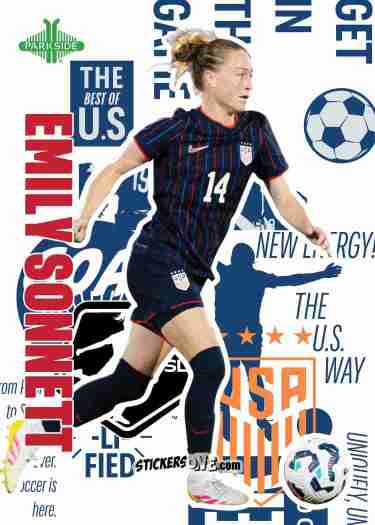 Sticker Emily Sonnett - Parkside Club and Country 2025
 n. CO8 - Parkside