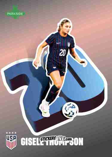 Sticker Gisele Thompson - Parkside Club and Country 2025
 n. N13 - Parkside