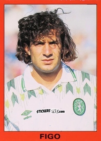 Cromo Figo - Estrelas Do Campeonato 92-93 n. 25 - Panini