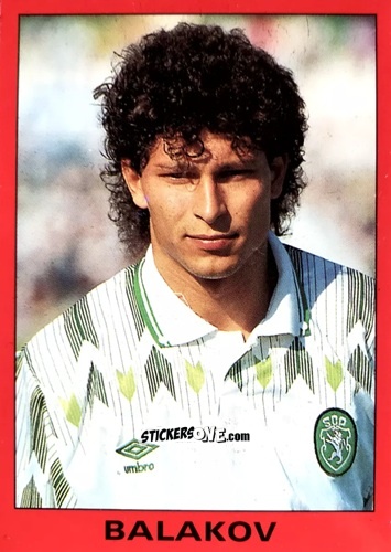 Sticker Balakov - Estrelas Do Campeonato 92-93 n. 36 - Panini
