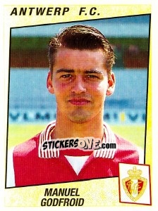Cromo Manuel Godfroid - Football Belgium 1996-1997 n. 58 - Panini