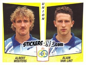 Cromo Albert Wouters / Alain Van Lint
