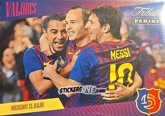 Cromo Messi / Iniesta / Xavi - Queremos El Balón - Tributo FC Barcelona 1899-2024
 n. 42 - Panini