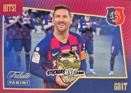 Cromo Lionel Messi - The Goat - Tributo FC Barcelona 1899-2024
 n. 65 - Panini