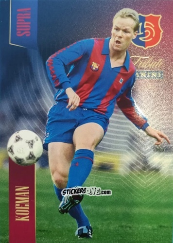 Cromo Ronald Koeman - Directo Al Olimpo - Tributo FC Barcelona 1899-2024
 n. 77 - Panini
