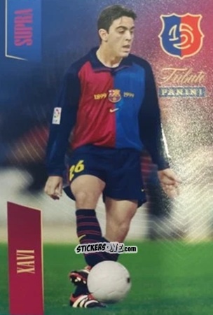 Sticker Xavi Hernandez - Pienso Luego Juego - Tributo FC Barcelona 1899-2024
 n. 85 - Panini