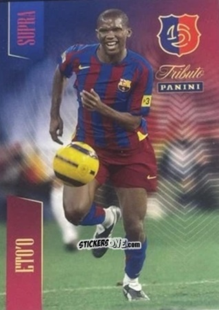 Sticker Samuel Eto'O - Leon Indomable - Tributo FC Barcelona 1899-2024
 n. 89 - Panini
