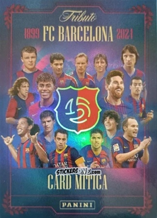 Sticker Card Mitica - Tributo FC Barcelona 1899-2024
 n. CM1 - Panini