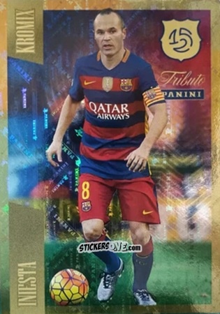 Cromo Iniesta - Tributo FC Barcelona 1899-2024
 n. K88 - Panini