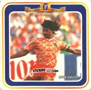 Cromo Ruud Gullit - Sporting Greats Fosters 1994
 n. 1 - Sporting Greats Fosters