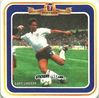 Sticker Gary Lineker - Sporting Greats Fosters 1994
 n. 2 - Sporting Greats Fosters