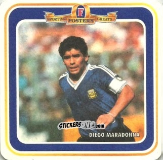 Cromo Diego Maradona - Sporting Greats Fosters 1994
 n. 3 - Sporting Greats Fosters