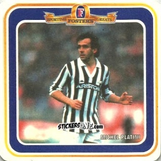 Cromo Michel Platini - Sporting Greats Fosters 1994
 n. 4 - Sporting Greats Fosters