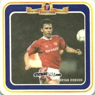 Sticker Bryan Robson - Sporting Greats Fosters 1994
 n. 5 - Sporting Greats Fosters