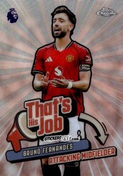 Sticker Bruno Fernandes - Chrome Premier League 2025-2026 n. THJ-14 - Topps