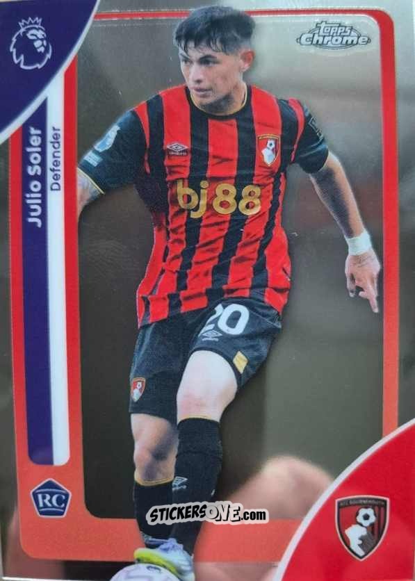 Sticker Julio Soler - Chrome Premier League 2025-2026 n. 5 - Topps