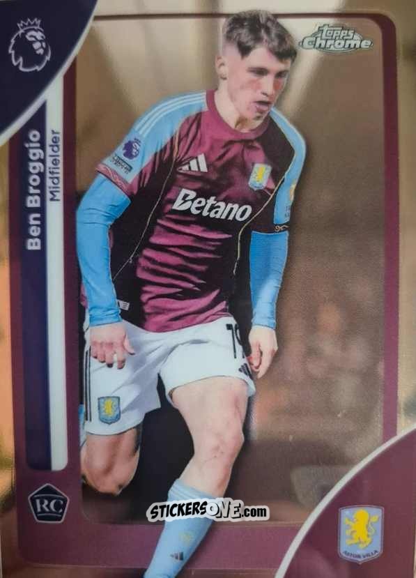 Cromo Ben Broggio - Chrome Premier League 2025-2026 n. 21 - Topps