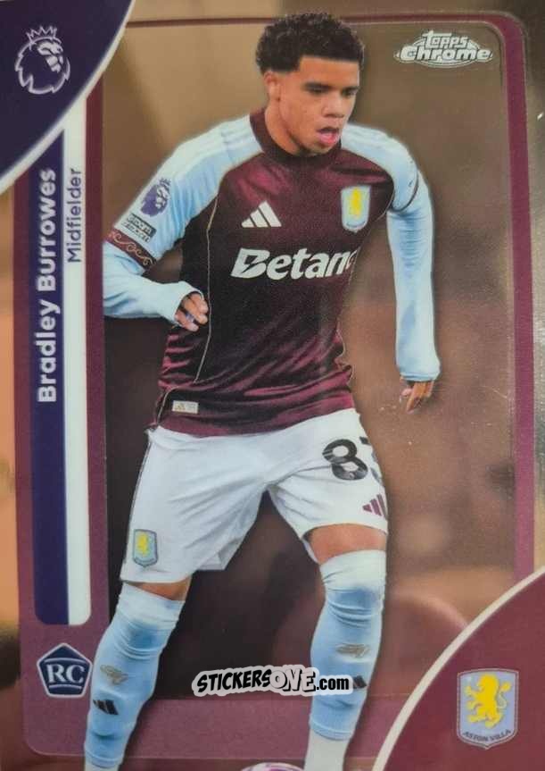 Figurina Bradley Burrowes - Chrome Premier League 2025-2026 n. 29 - Topps