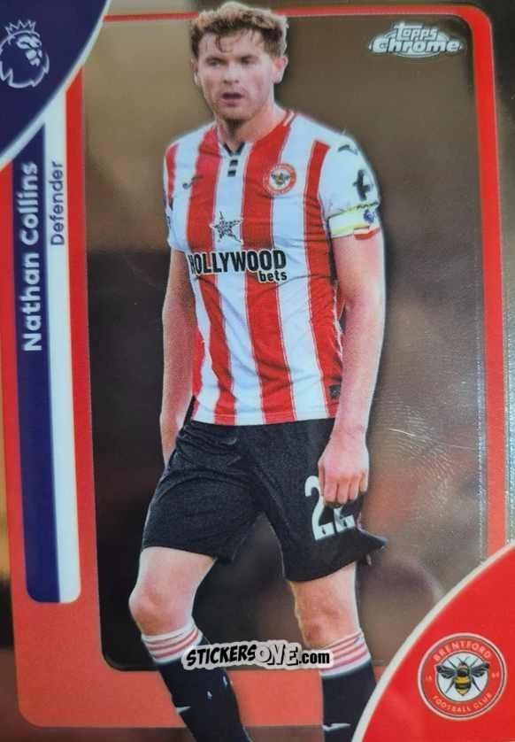 Sticker Nathan Collins - Chrome Premier League 2025-2026 n. 36 - Topps