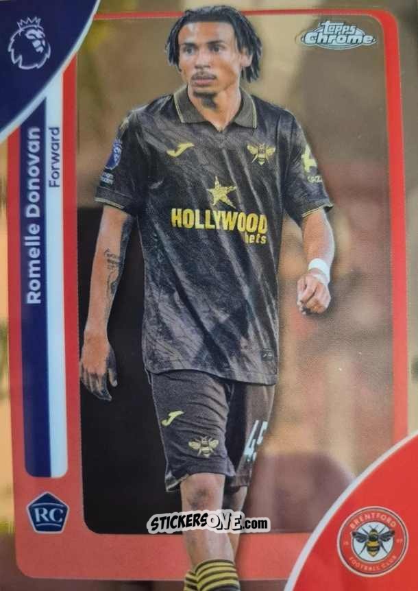 Cromo Romelle Donovan - Chrome Premier League 2025-2026 n. 37 - Topps