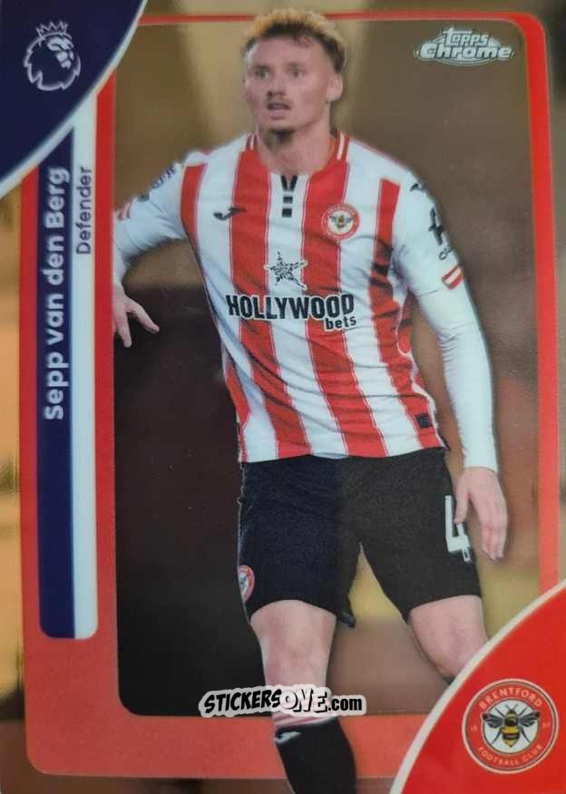 Sticker Sepp van den Berg - Chrome Premier League 2025-2026 n. 38 - Topps