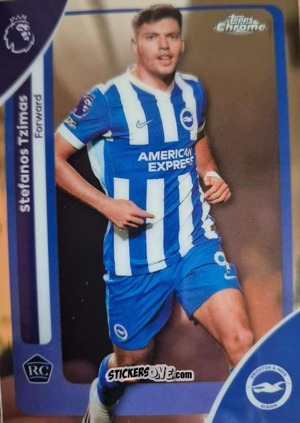 Cromo Stefanos Tzimas - Chrome Premier League 2025-2026 n. 42 - Topps