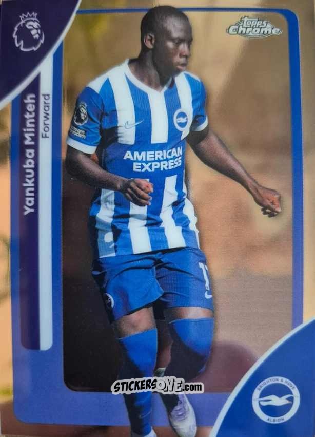 Cromo Yankuba Minteh - Chrome Premier League 2025-2026 n. 47 - Topps
