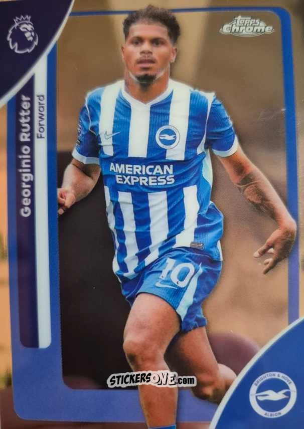 Cromo Georginio Rutter - Chrome Premier League 2025-2026 n. 48 - Topps