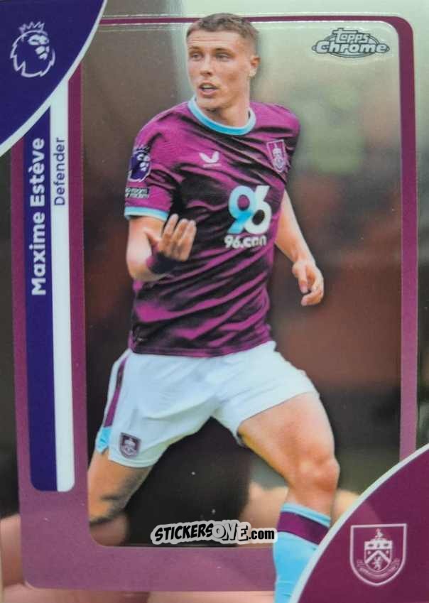 Figurina Maxime Estève - Chrome Premier League 2025-2026 n. 51 - Topps