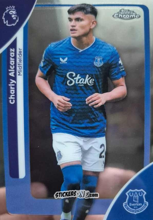 Sticker Charly Alcaraz - Chrome Premier League 2025-2026 n. 81 - Topps