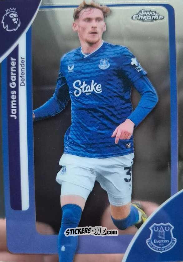 Figurina James Garner - Chrome Premier League 2025-2026 n. 86 - Topps