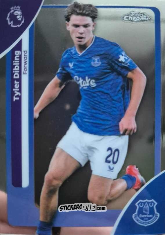 Sticker Tyler Dibling - Chrome Premier League 2025-2026 n. 88 - Topps