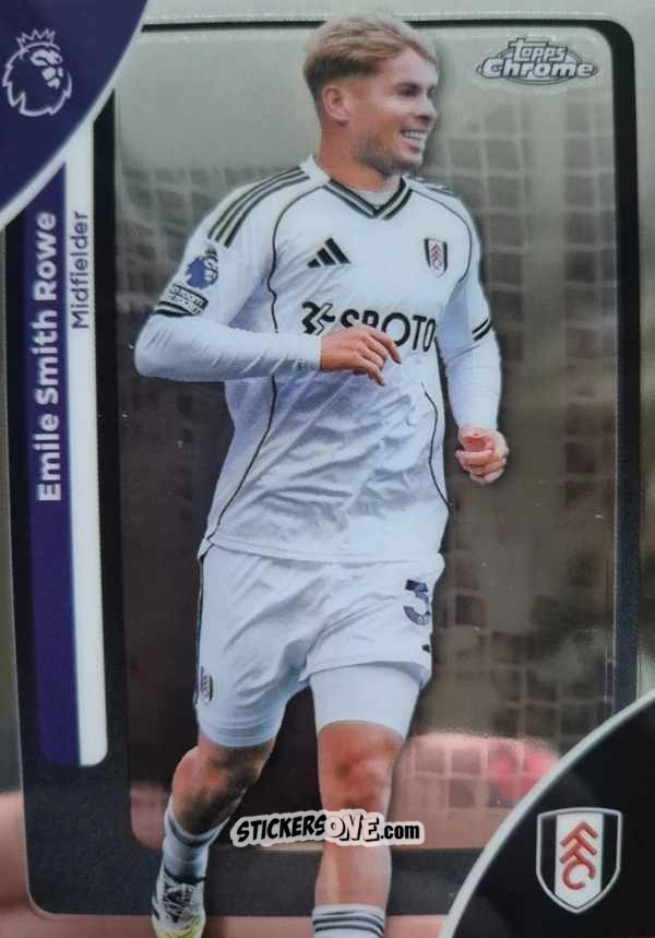 Cromo Emile Smith Rowe - Chrome Premier League 2025-2026 n. 92 - Topps