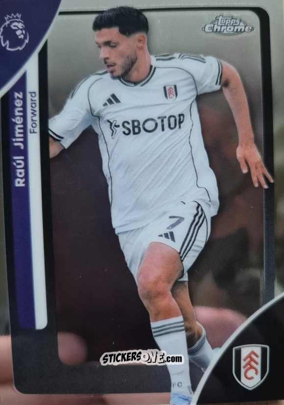 Figurina Raúl Jiménez - Chrome Premier League 2025-2026 n. 93 - Topps