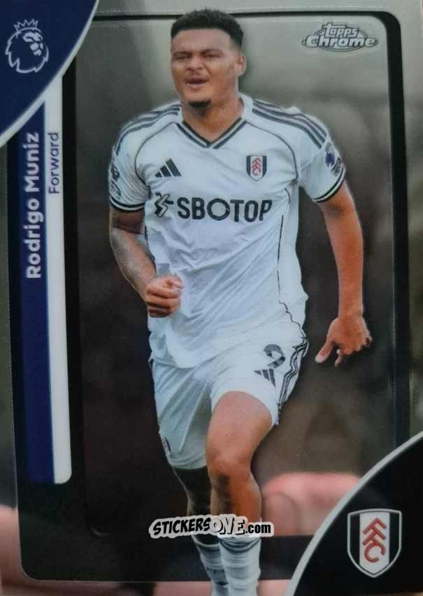 Cromo Rodrigo Muniz - Chrome Premier League 2025-2026 n. 95 - Topps