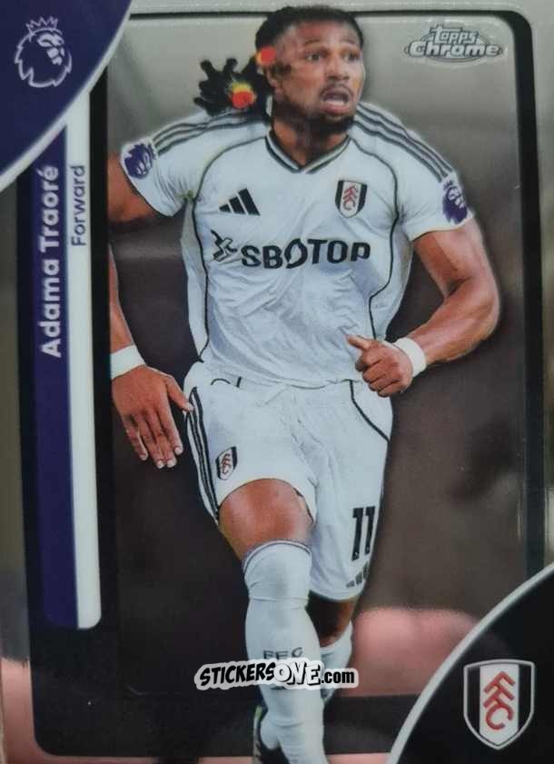 Cromo Adama Traoré - Chrome Premier League 2025-2026 n. 96 - Topps
