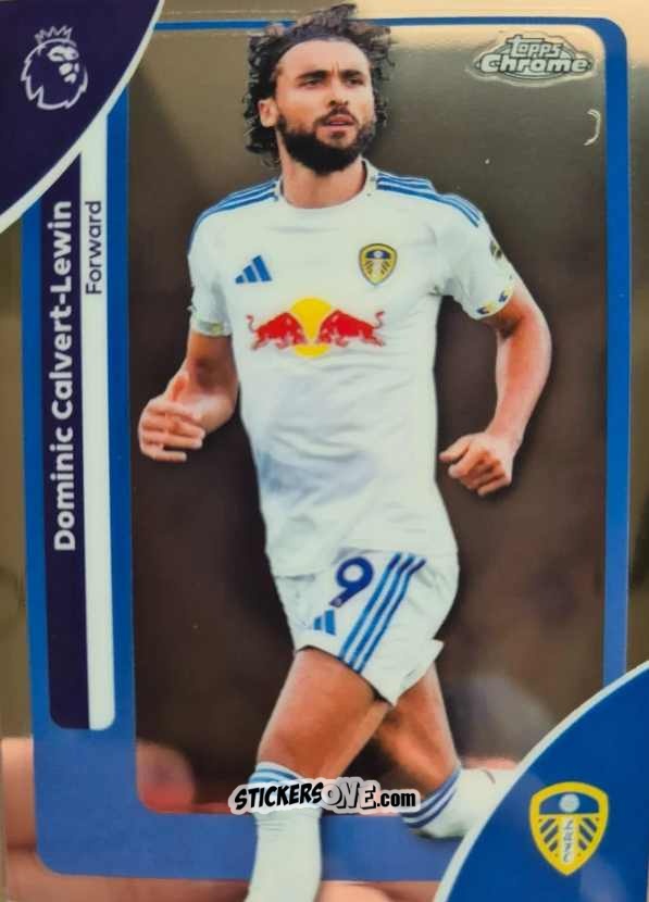 Figurina Dominic Calvert-Lewin - Chrome Premier League 2025-2026 n. 104 - Topps