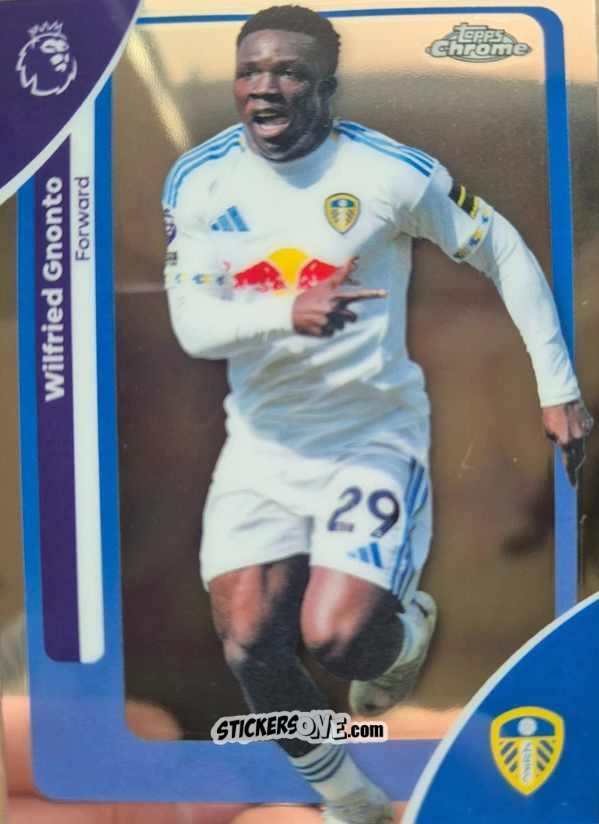 Cromo Wilfried Gnonto - Chrome Premier League 2025-2026 n. 106 - Topps