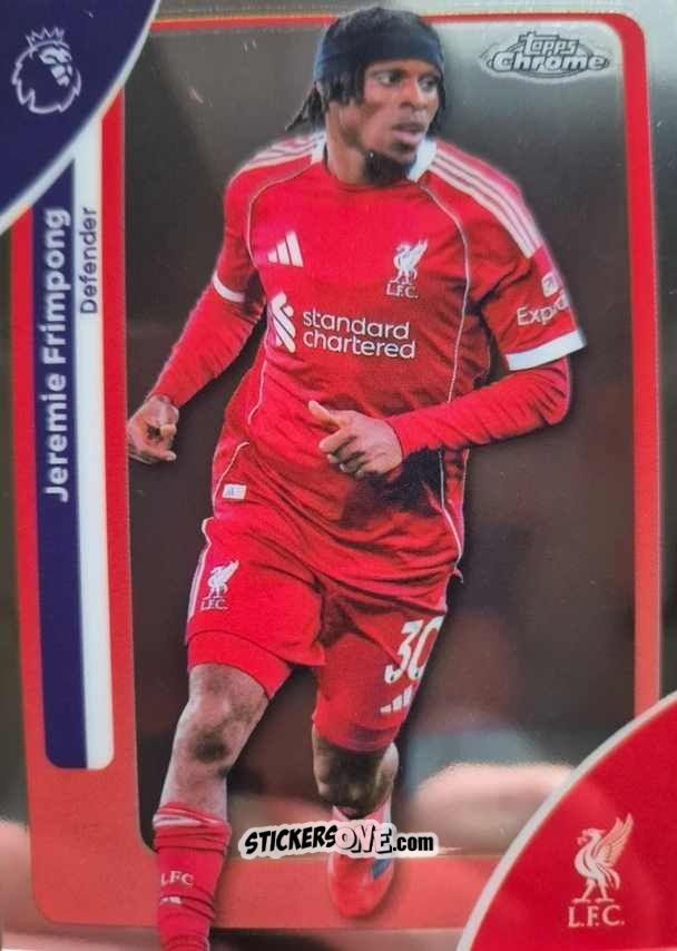 Cromo Jeremie Frimpong - Chrome Premier League 2025-2026 n. 114 - Topps