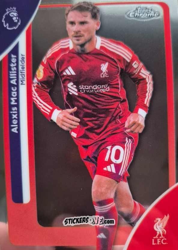 Cromo Alexis Mac Allister - Chrome Premier League 2025-2026 n. 115 - Topps