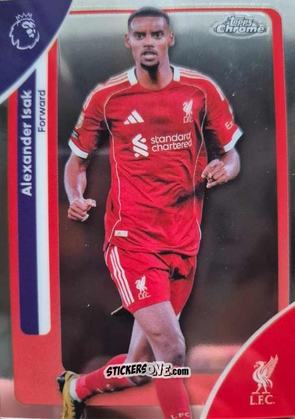 Sticker Alexander Isak - Chrome Premier League 2025-2026 n. 117 - Topps