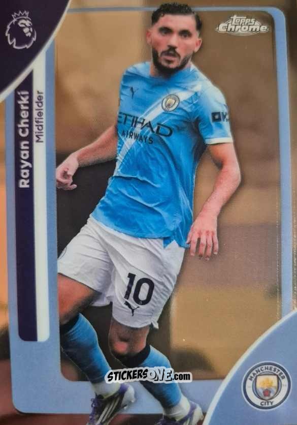 Sticker Rayan Cherki - Chrome Premier League 2025-2026 n. 126 - Topps