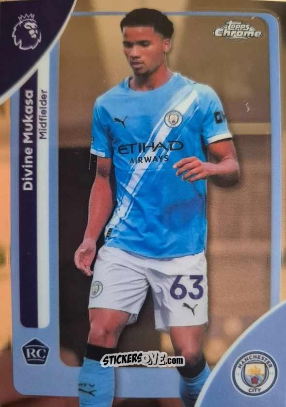 Sticker Divine Mukasa - Chrome Premier League 2025-2026 n. 128 - Topps