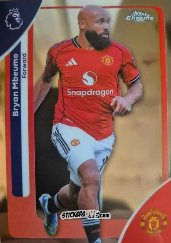 Figurina Bryan Mbeumo - Chrome Premier League 2025-2026 n. 131 - Topps