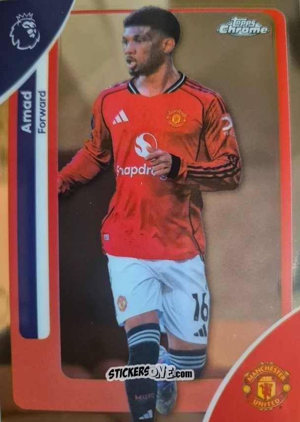 Figurina Amad - Chrome Premier League 2025-2026 n. 136 - Topps