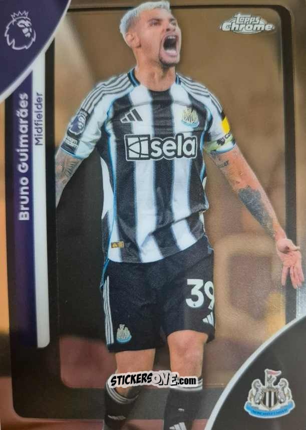 Sticker Bruno Guimarães - Chrome Premier League 2025-2026 n. 143 - Topps