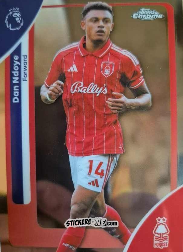 Cromo Dan Ndoye - Chrome Premier League 2025-2026 n. 153 - Topps