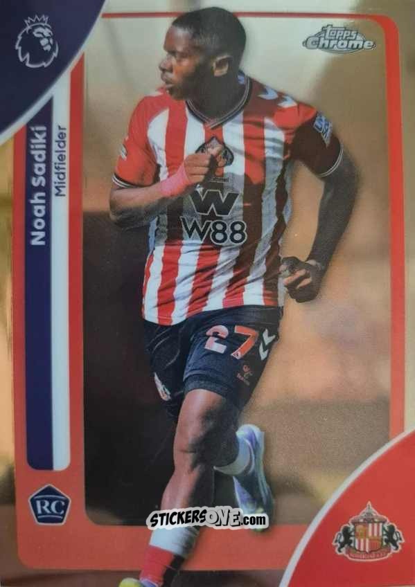 Cromo Noah Sadiki - Chrome Premier League 2025-2026 n. 161 - Topps